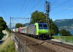 Re 485 013 mit einer ROLA am 31.08.2011 unterwegs bei Einigen.