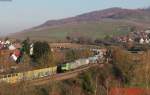 Re 485 008-7 mit dem DGS 43613 (Freiburg Gbf-Novara) bei Schallstadt 27.11.13