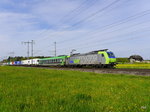 BLS - 485 002-0 mit Rolla unterwegs bei Lyssach am 30.04.2016