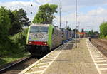 486 503 von BLS kommt mit einem LKW-Zug aus Zeebrugge(B) nach Novara(I) und kommt aus Richtung Aachen-West,Aachen-Schanz,Aachen-Hbf,Aachen-Rothe-Erde,Stolberg-Hbf(Rheinland)Eschweiler-Hbf,Langerwehe,Düren,Merzenich,Buir,Horrem,Kerpen-Köln-Ehrenfeld,Köln-West,Köln-Süd,Köln-Eifeltor,Hürth,Brühl,Sechtem,Bornheim und fährt durch Roisdorf bei Bornheim in Richtung Bonn-Hbf,Bad-Godesberg,Rolandseck,Remagen,Sinzig,Bad Breisig,Brohl-Lützing,Namedy,Andernach,Weißenthurm,Urmitz,Koblenz-Lützel,Koblenz-Hbf. Aufgenommen vom Bahnsteig in Roisdorf bei Bornheim. 
Bei schönem Sonnenschein und Wolken am Nachmittag vom 1.5.2018. 