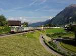 Die Re 486 509 mit einem KLV-Zug am 01.06.2019 unterwegs bei Immensee.