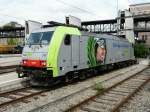 bls - 486 010-1 im Bahnhof Spiez am 01.07.2011