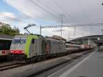 Re 486 009 mit GZ bei Sissach am 01.09.2011