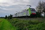 BLS Cargo Re 486 503 + 186 106 von Railpool am 30.09.2017 auf der Gäubahn bei Gärtringen.