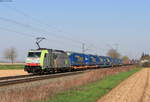 486 503 mit dem DGS 43531 (Zeebrugge Vorming-Basel Bad Bf) bei Riegel 19.3.20