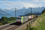 Am 31.08.2011 war Re 486 502 der BLS mt einem Containerzug unterwegs und konnte bei Einigen bildlich festgehalten werden.