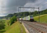 Re 486 506 + Re 486 509 mit einem KLV am 18.06.2014 bei Einigen.