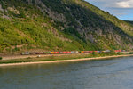 Re 486 501 mit einem KLV am 10.09.2015 bei Oberwesel.