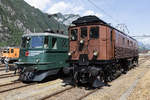 SBB - Historic, Be 4/6, 12320,und Ae 6/6, 11411, 17.06.2017, Erstfeld 


