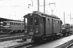 RBS/SZB/SBB: Regionalverkehr Bern-Solothurn:  Zufallsbild, entstanden in Solothurn-HB im September 1986.