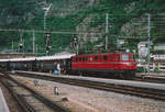 SBB: -100 JAHRE SIMPLONTUNNEL-
Anlässlich der Feierlichkeiten vom 20. Mai 2006 brachten die Ae 6/6 11419  Appenzell i. Rh.  und die Ae 4/7 10976 gemeinsam den ORIENTEXPRESS nach Brig. Leider bei so schlechtem Wetter, dass sich der Aufwand für eine Streckenaufnahme nicht gelohnt hat.
Foto: Walter Ruetsch 