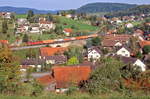 Ae 6/6 11448, Zeihen, 03.10.2002.
