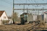 Die Ae 6/6 11436  Stadt Solothurn , am 5.2.04 kurz vor dem Bahnhof Lenzburg