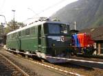 Die tiptop herausgeputzte Ae 6/6 11402 in Erstfeld am 08.09.2007.