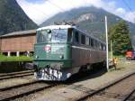 Ae 6/6 11402 prsentiert sich auf der 125 Jahre Gotthardbahn-Feier am 08.09.2007 in bestem Sonnenlicht in Erstfeld.