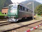 Die Ae 6/6 11402 Uri am 08.09.2007 in Erstfeld beim Gotthardjubilum.