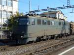 SBB - Oldtimer E-Lok Ae 6/6  11491 im Bahnhofsareal von Langenthal am 21.09.2007