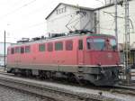 SBB Cargo -  Ae 6/6  11455 im Bahnhof von Langenthal am 30.11.2007