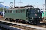 Ae 6/6 11502 der SBB bei einem Sonnenbad am 18.06.2007 im Bahnhof Buchs St.