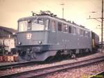 SBB Ae 6/6 11427 - Basel - 14.03.1988