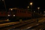 Ae 6/6 11423 *Wallis* steht mit 50234 Buchs SG - RBL abfahrbereit im Grenzbahnhof Buchs SG.