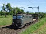 Ae 6/6 11411  Zug  (ohne Kantonswappen) am 25.5.05 kurz nach Mhlau  