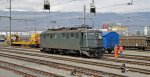 Die Ae 6/6 11514  Weinfelden  bereitet sich am 07.04.2010 in Yverdon-les-Bains auf die Fahrt nach Estavayer-le-Lac vor, um dort ELSA-Milchprodukte abholen zu knnen.