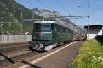 Auch die Ae 6/6 11402 durfte sich am 7.5.11 durch den Bahnhof Erstfeld bewegen.