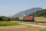 Ae 6/6 11470 mit einem Gterzug am 28.06.2011 bei Oensingen.