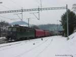 SBB Cargo Ae 6/6 am 08.02.2003 in Neuhausen am Rheinfall