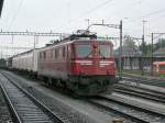 SBB - Ae 6/6 11419 im Bahnhofsareal in Solothurn am 27.10.2013