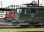 SBB - Ae 6/6  11501 und Ae 6/6 11419 im Bahnhofsareal in Solothurn am 27.10.2013