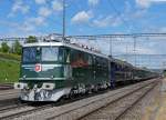 SBB/MIKADO: 2. Jungfernfahrt der Ae 6/6 11407  Aargau  vom 24. Mai 2014. Sonderzug Schaffhausen - Locarno bei der Durchfahrt Wohlen.
Foto: Walter Ruetsch