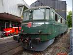 SBB - Ae 6/6  11413 in der Aussenanlage des Verkehrshauses in Luzern am 09.08.2014