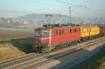 Ae 6/6 11423 Wallis in der Nhe von Buchs ZH am 15.12.06