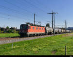 SBB - Lok  620 089-3 mit Kesselwagen unterwegs bei Lyssach am 17.09.2018