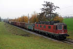 SBB Züge im Herbstnebel  Am 16.