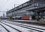 Nicht erkennbare Re 620 mit Kesselwagen anlässlich der Durchfahrt Solothurn-HB vom 9.