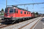 620 018-2  Dübendorf  unterwegs mit einem gemischten Güterzug bei der Durchfahrt in Rupperswil am 28.08.2019.