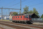 Re 620 021-6 durchfährt solo den Bahnhof Rupperswil.