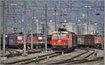 620 059-9, 2x1044er, 1144 040-3 und 421 388-0 in Buchs SG.