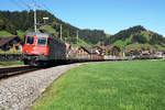 Sehr seltener Güterverkehr durchs Entlebuch.