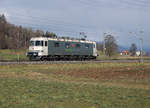 RailAdventure/RADVE.
Die Re 620 003 als Lokzug auf der Fahrt von Basel nach Zweisimmen bei Bollodingen unterwegs am 19. Januar 2020.
Nach den erfolgten Testfahrten gemäss den Aufnahmen von Julian Ryf, ID 118 70 94 und ID 118 70 95, eingestellt am 8. Januar 2020, wurden in Zweisimmen die beiden Kupplungswagen abgeholt und zurück nach Basel Badischer Bahnhof überführt. 
Foto: Walter Ruetsch 