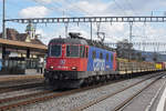 Re 620 010-9 durchfährt den Bahnhof Rupperswil.