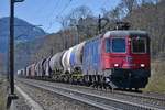 Re 620 046-3  Bussigny  unterwegs in den RBL am 24.03.2020, aufgenommen zwischen Villnachern und Umiken.