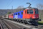 Re 620 035-6  Muttenz  auf dem Weg in den RBL in Hornussen AG, aufgenommen am 07.04.2020.