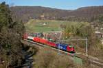 SBB 620 068 + 420 336, Hornussen, 40031, 07.04.2020.