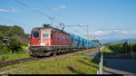 SBB Cargo Re 6/6 11677  Neuhausen am Rheinfall  am 29. Mai 2020 mit Kieszug bei Egnach.