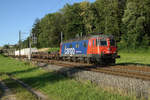 Re 620 012-5  Regensdorf  mit dem Güterzug RBL-Genève bei Niederbipp am Abend des 29.