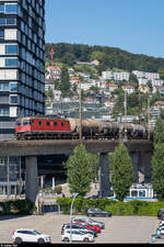 SBB Cargo Re 6/6 11649  Aarberg  mit Ölzug Niederglatt - RBL am 4.